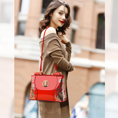 The Royal Patent Leather Handbag