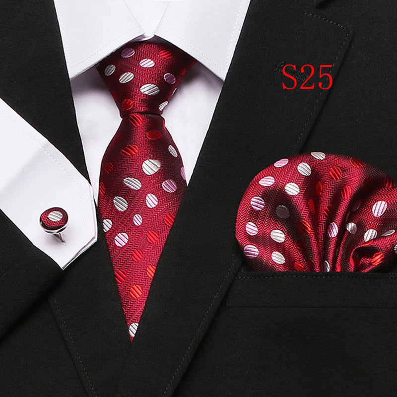 Paisley Series European And American Three-piece Tie Set