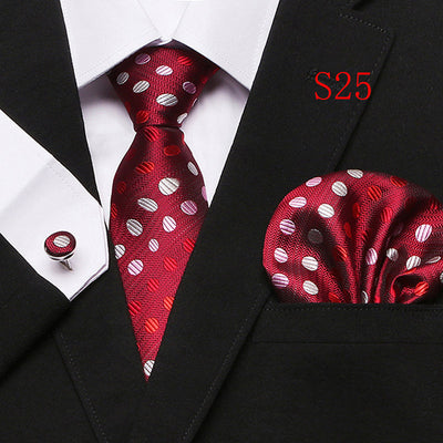 Paisley Series European And American Three-piece Tie Set