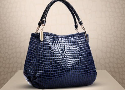 Women's Printed Leather Handbag