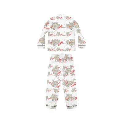 American Royalty Uptown Satin Pajama Set