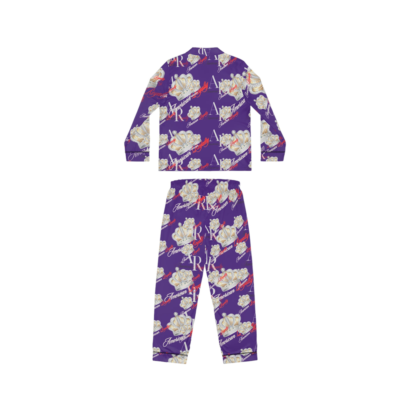 American Royalty Uptown Satin Pajama Set