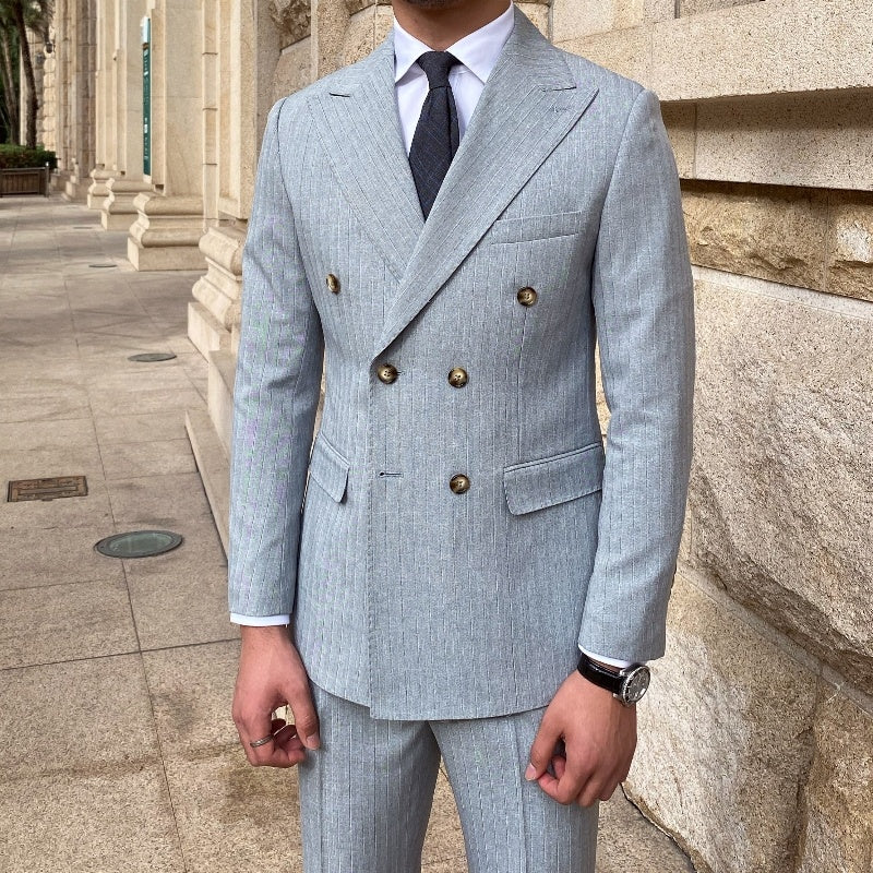 Mr. Lu San's Italian Naples Collar Suit