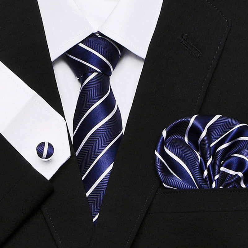 Paisley Series European And American Three-piece Tie Set