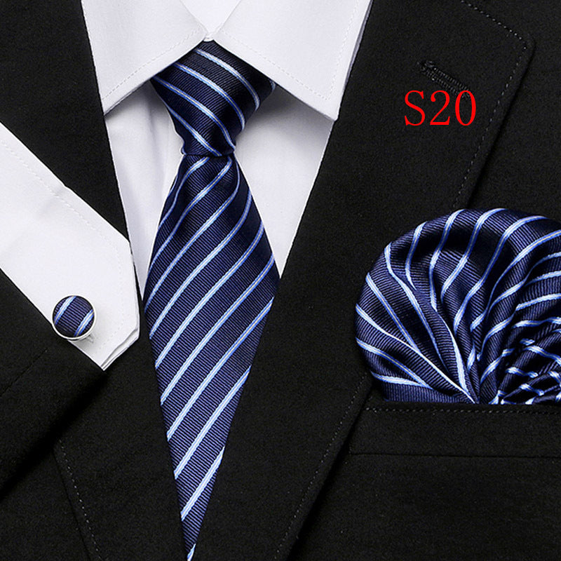 Paisley Series European And American Three-piece Tie Set