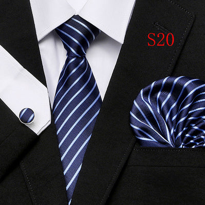 Paisley Series European And American Three-piece Tie Set