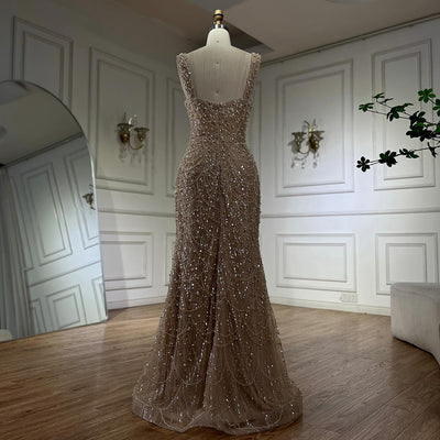 Luxury Pearl Beaded Dress