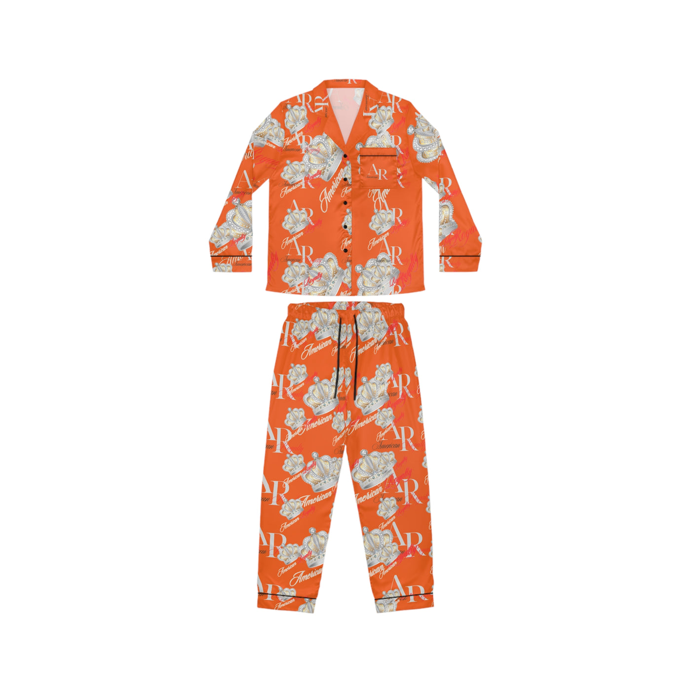 American Royalty Uptown Satin Pajama Set
