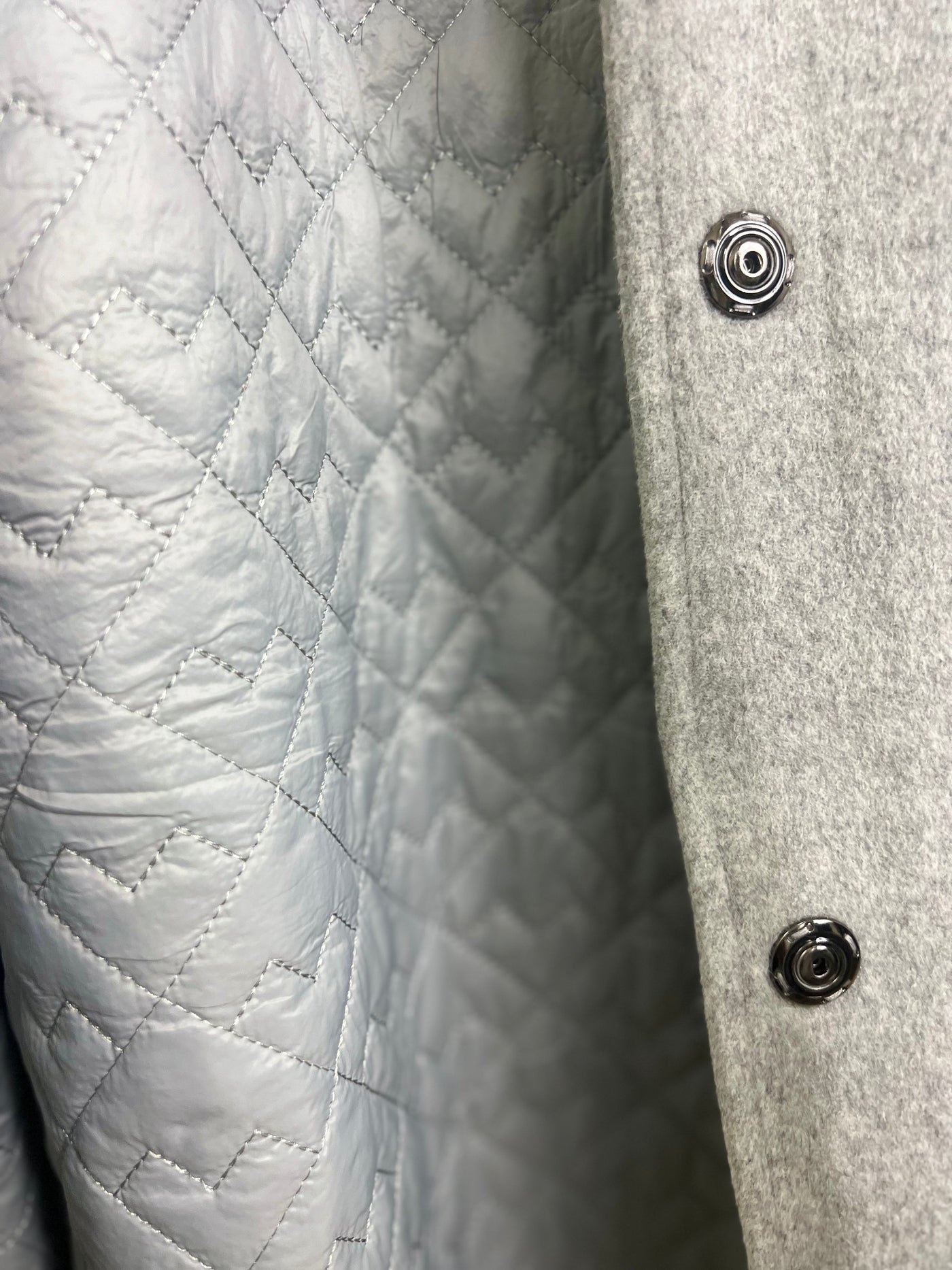 Genuine Scandinavian Mink Fur Virgin Wool Coat