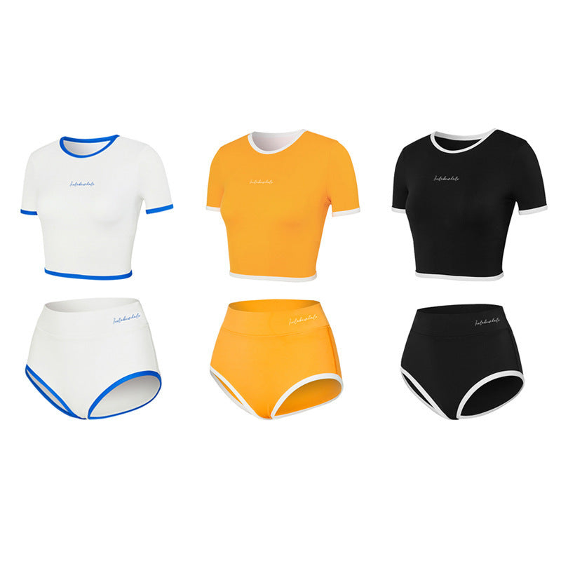 High Waist Bikini Triangle Swim Set