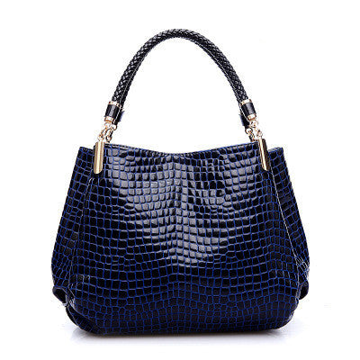 Women's Printed Leather Handbag