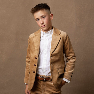 Organic Corduroy Blazer with Elbow Patches - Baby