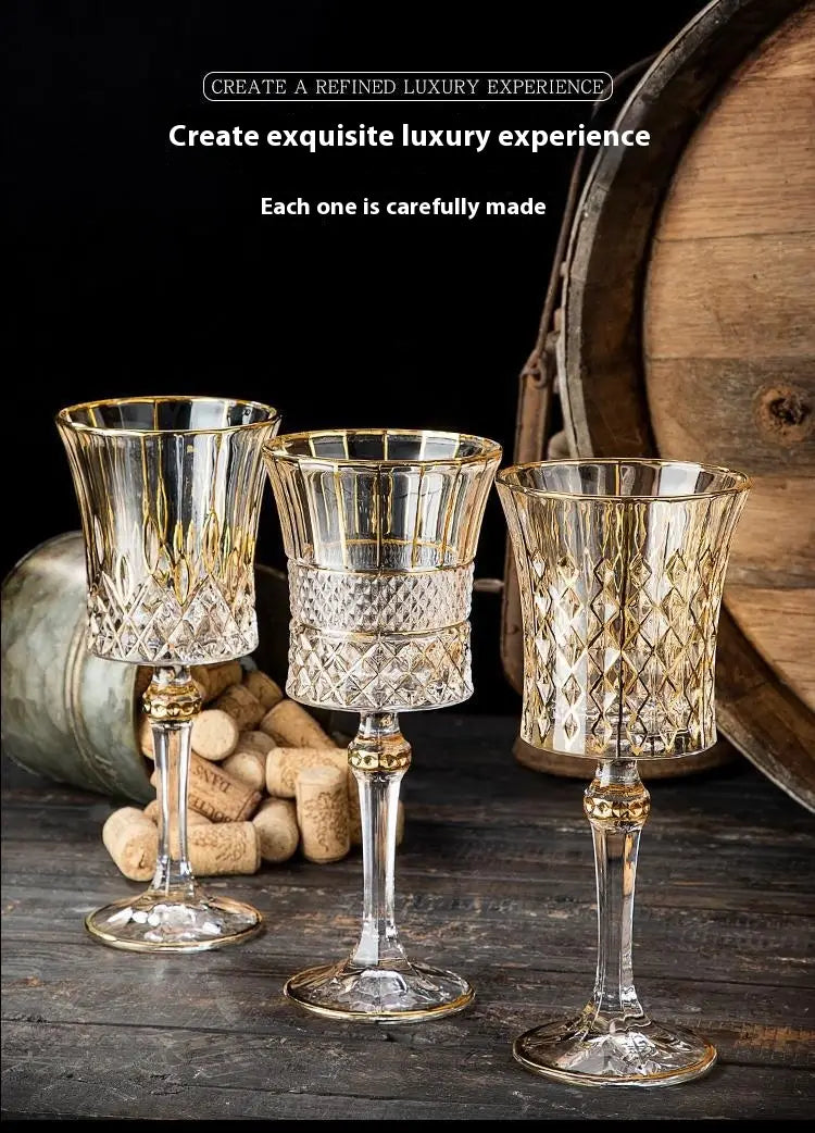 Red Wine Goblet Decanter Set