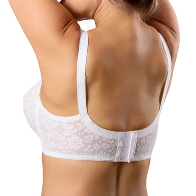 Style 2101 | Expandable Cup Wireless Shaper Bra - White