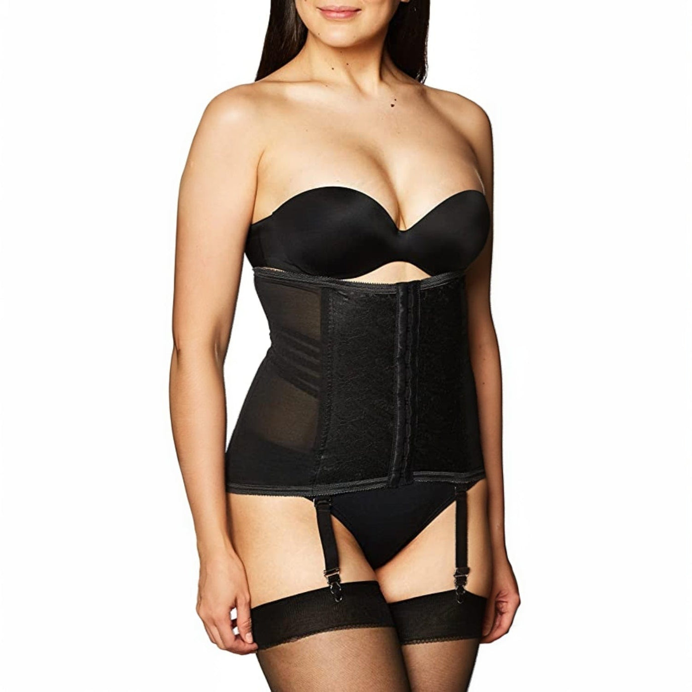 Style 21 | Waist Trainer / Girdle with Garters Firm Shaping
