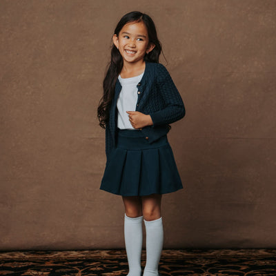 Organic Classic Cable Cardigan