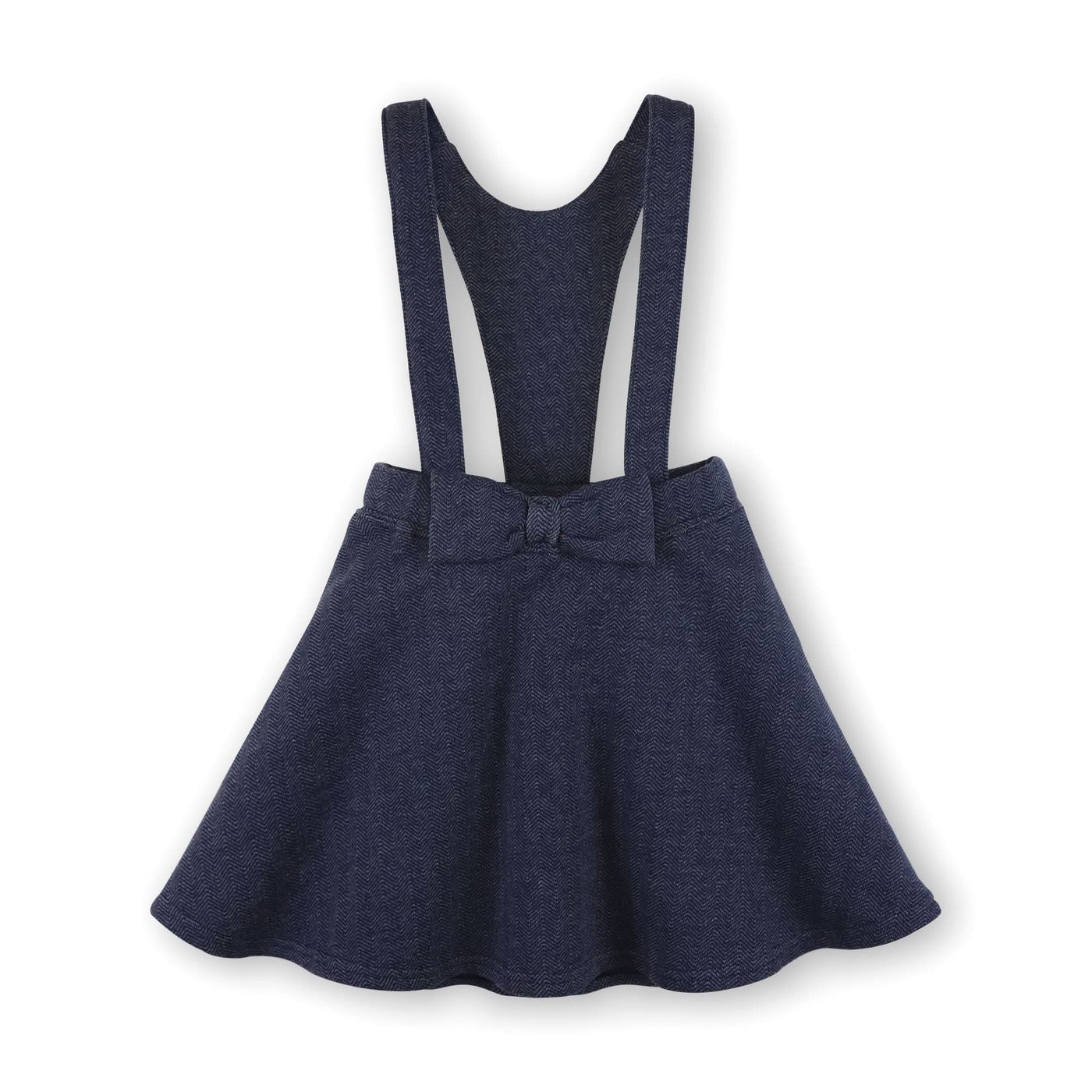 Fleece Bow Front Suspender Skirt - Baby