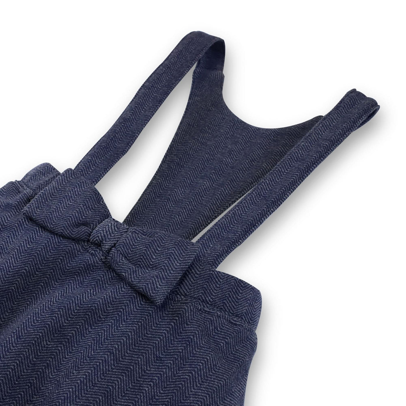 Fleece Bow Front Suspender Skirt - Baby