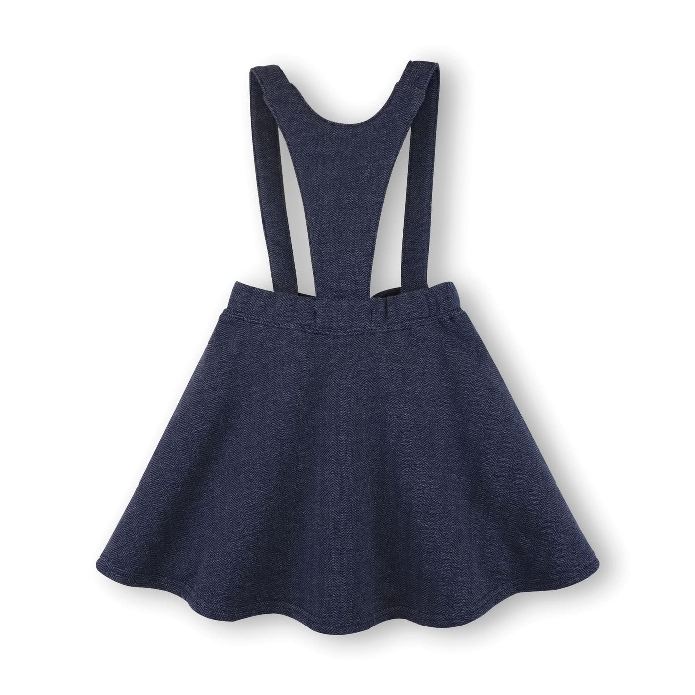 Fleece Bow Front Suspender Skirt - Baby