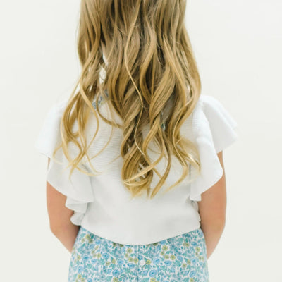 Ruffle Sleeve Sweater Vest