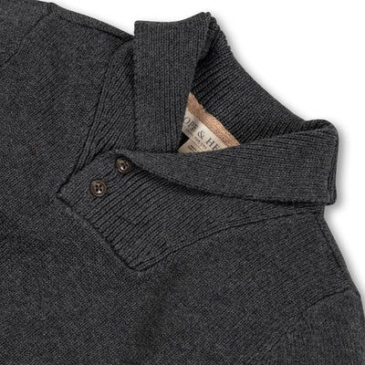 Shawl Collar Organic Sweater