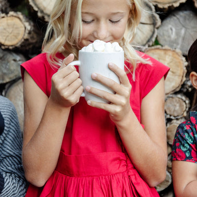 Organic Cap Sleeve Party Dress with Bow Sash