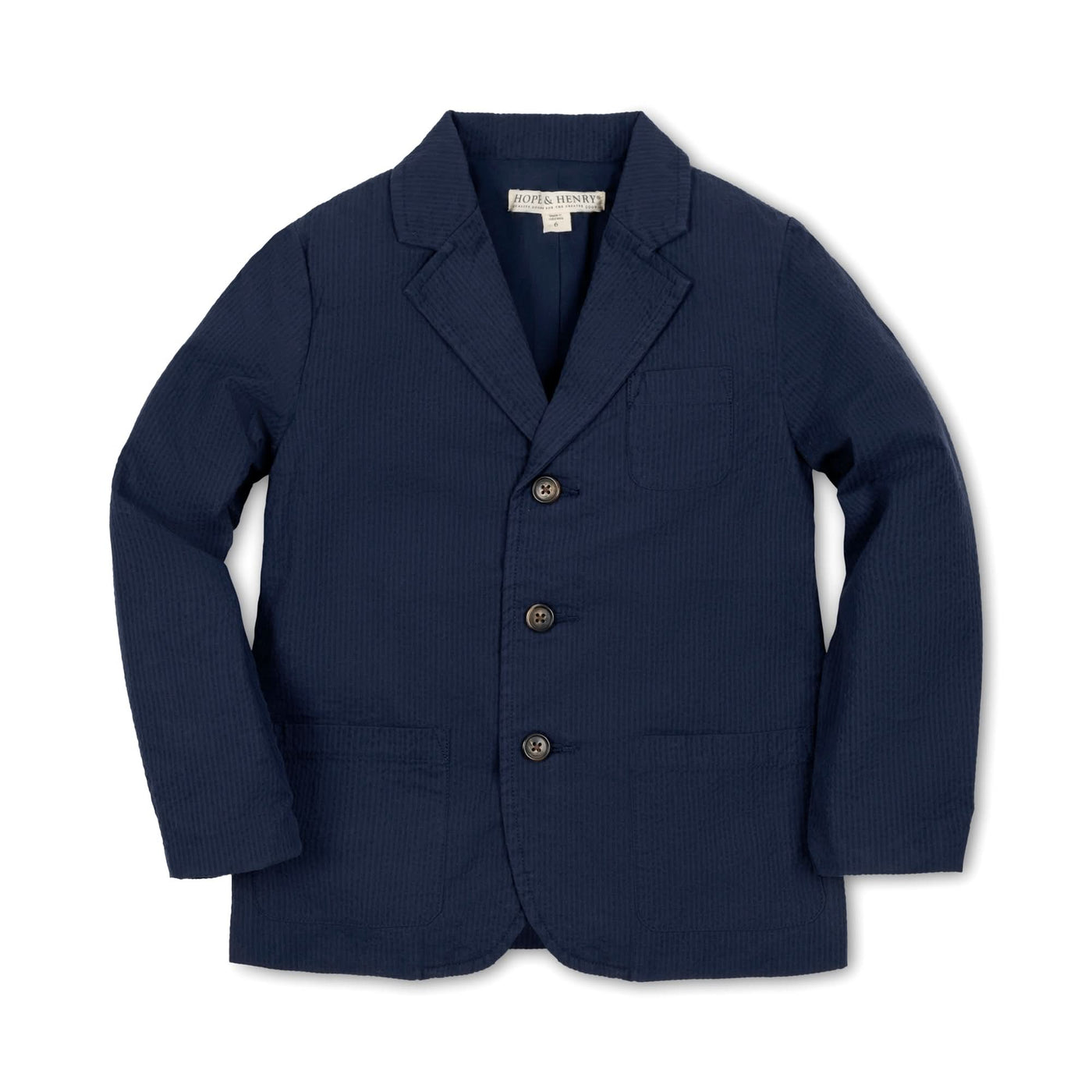 Organic Seersucker Suit Jacket - Baby