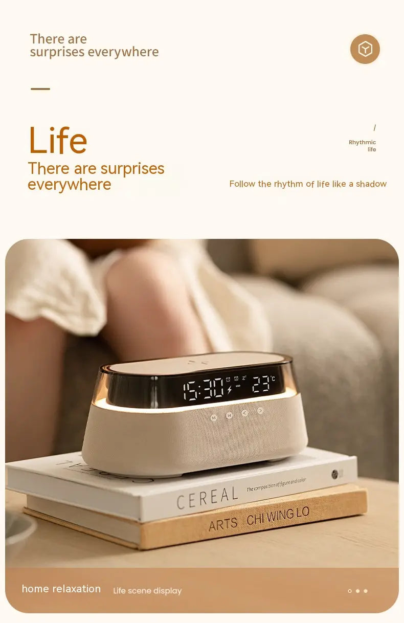 Wireless Bluetooth speaker & Alarm clock