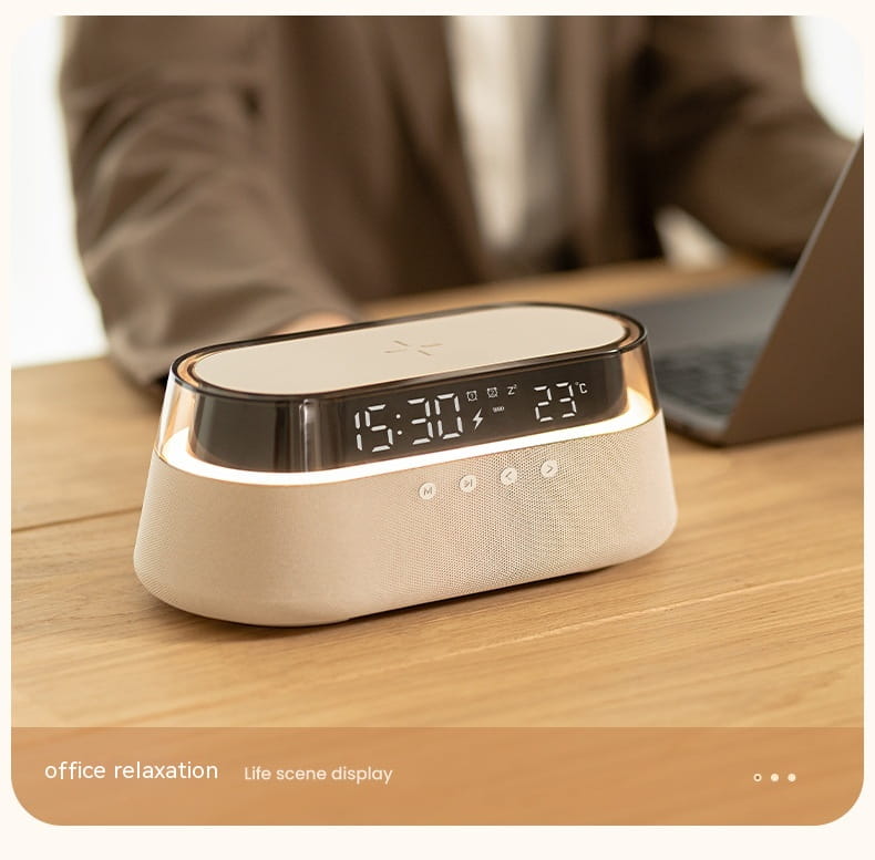 Wireless Bluetooth speaker & Alarm clock