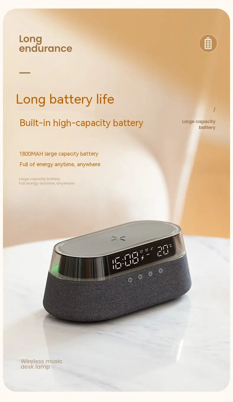 Wireless Bluetooth speaker & Alarm clock