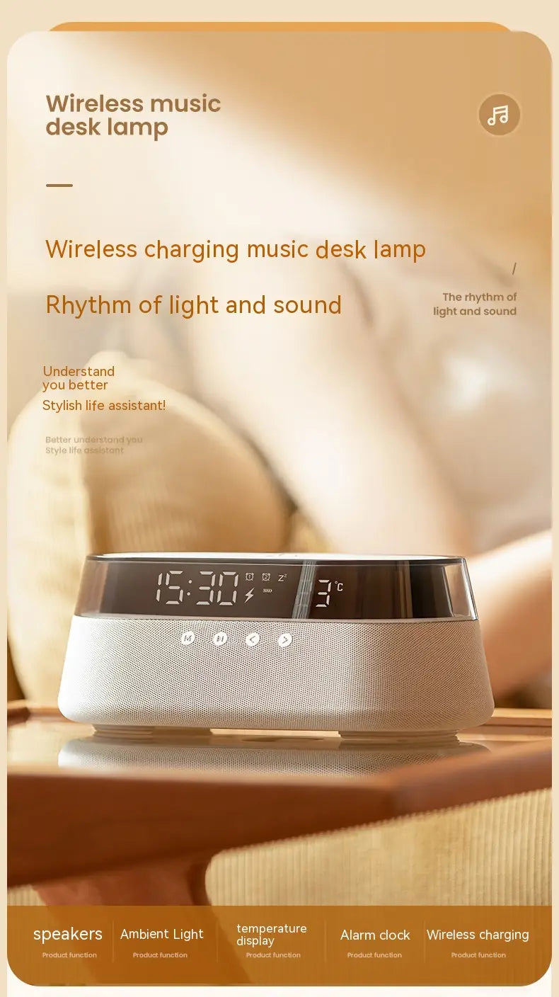 Wireless Bluetooth speaker & Alarm clock