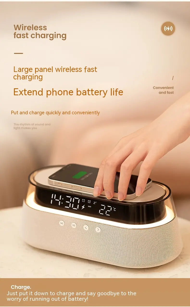 Wireless Bluetooth speaker & Alarm clock