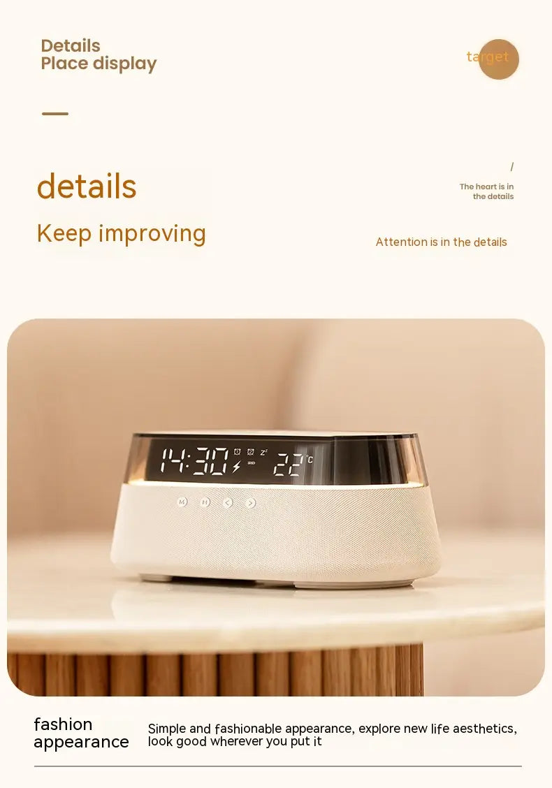 Wireless Bluetooth speaker & Alarm clock