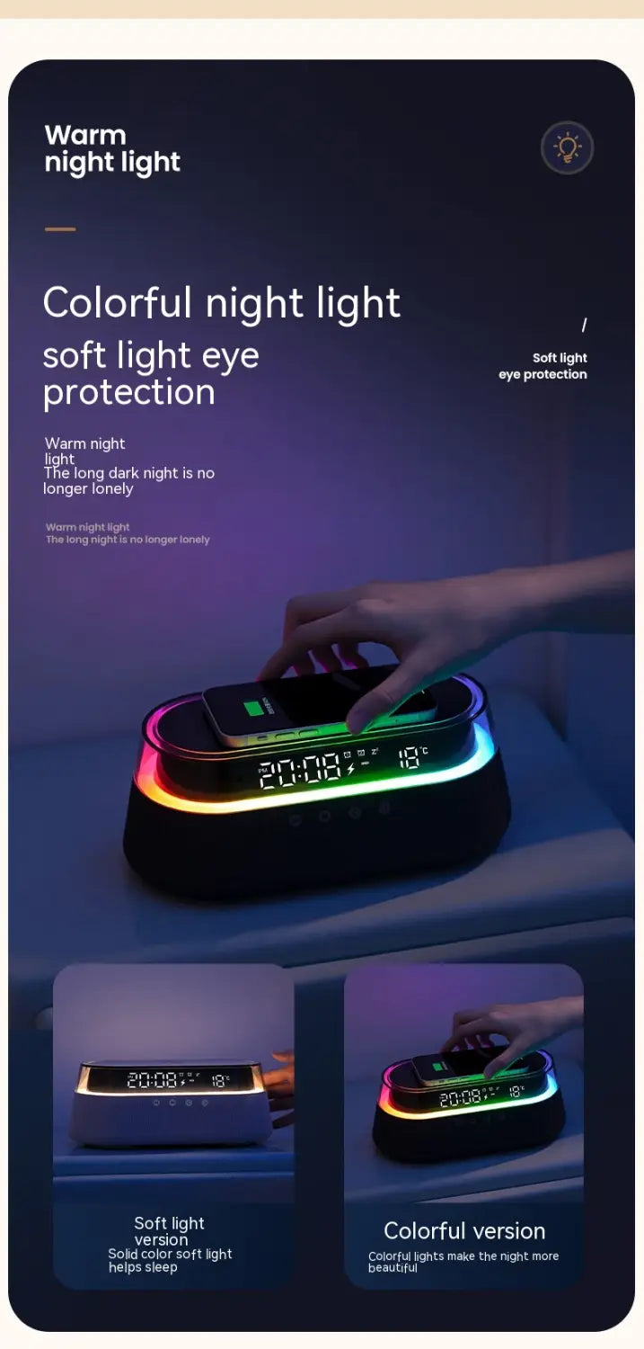 Wireless Bluetooth speaker & Alarm clock