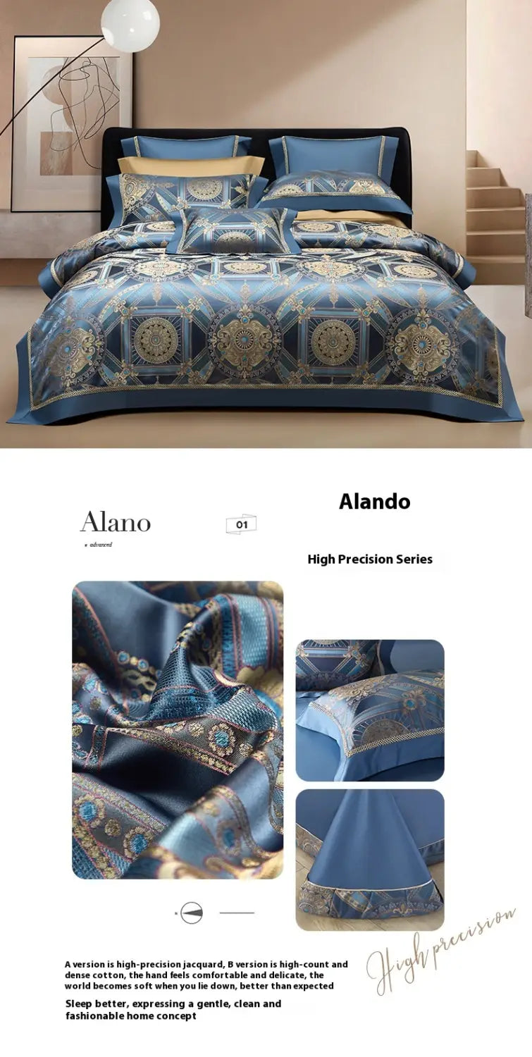 Silk Town High Precision Four-piece Jacquard Beddings