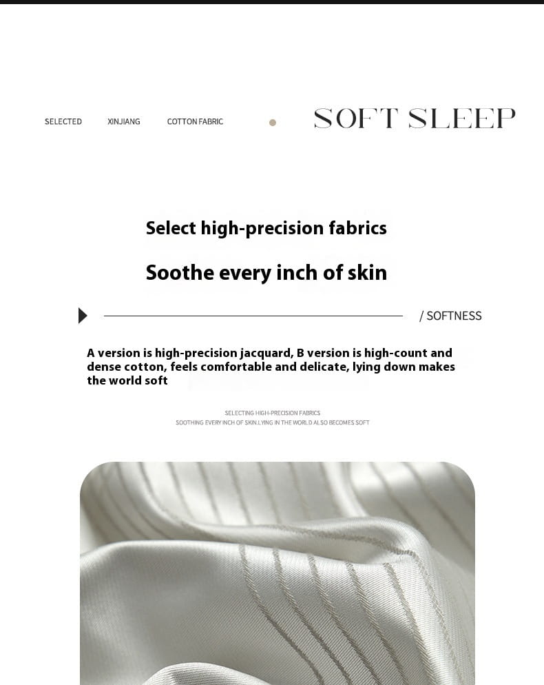 Silk Town High Precision Four-piece Jacquard Beddings