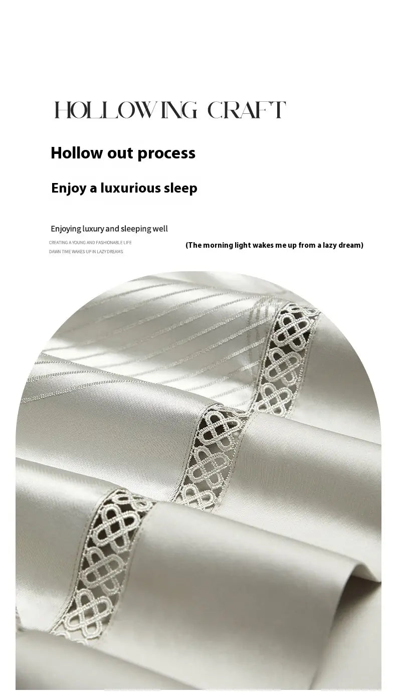 Silk Town High Precision Four-piece Jacquard Beddings