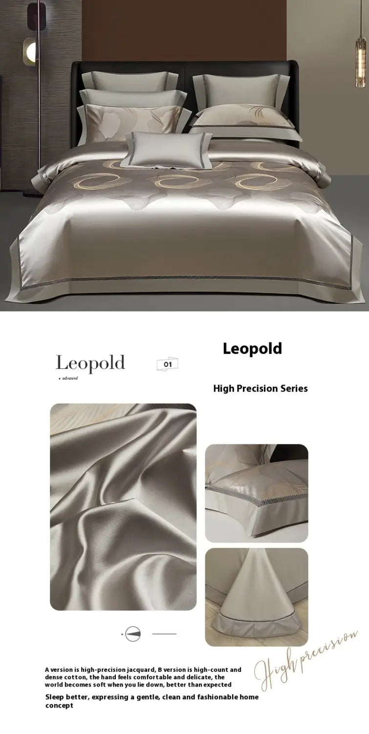 Silk Town High Precision Four-piece Jacquard Beddings