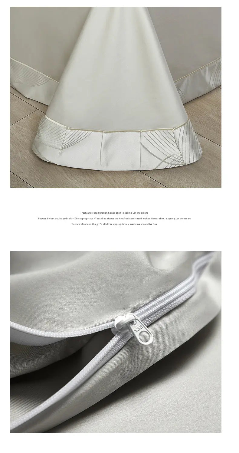 Silk Town High Precision Four-piece Jacquard Beddings