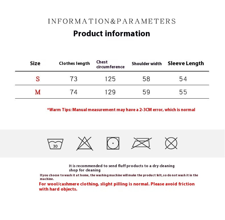Thickened Alpaca Fleecefiber Coat