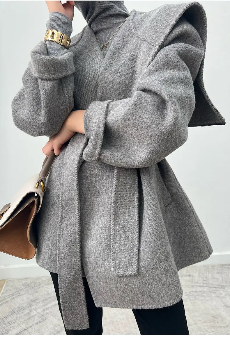 Thickened Alpaca Fleecefiber Coat