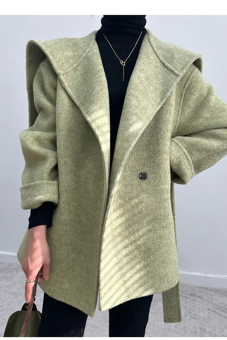 Thickened Alpaca Fleecefiber Coat