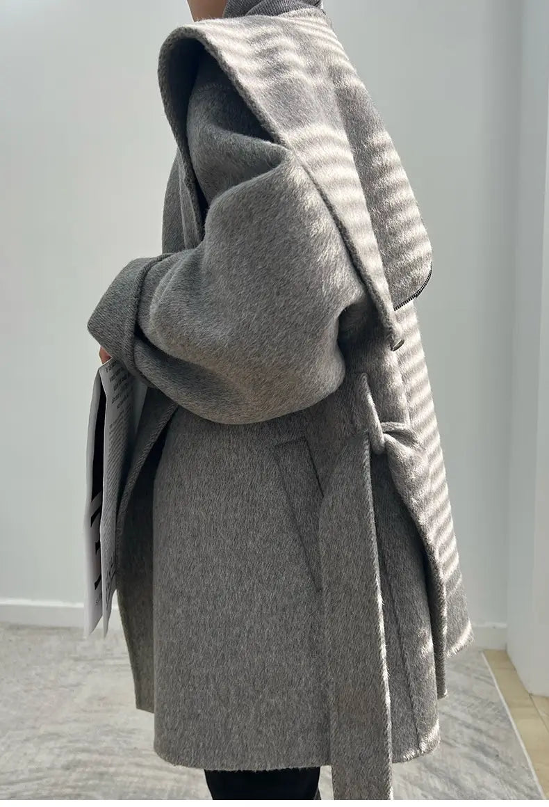 Thickened Alpaca Fleecefiber Coat