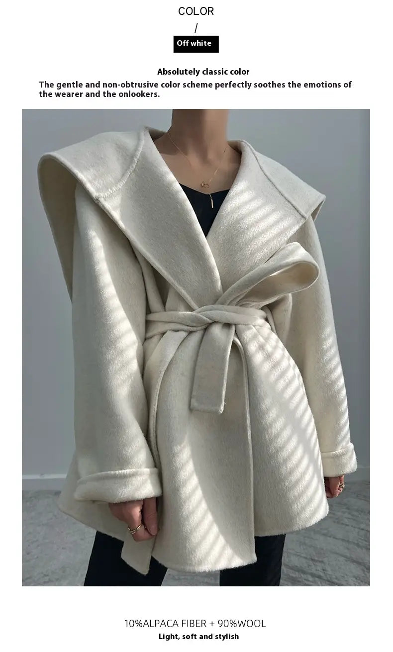 Thickened Alpaca Fleecefiber Coat