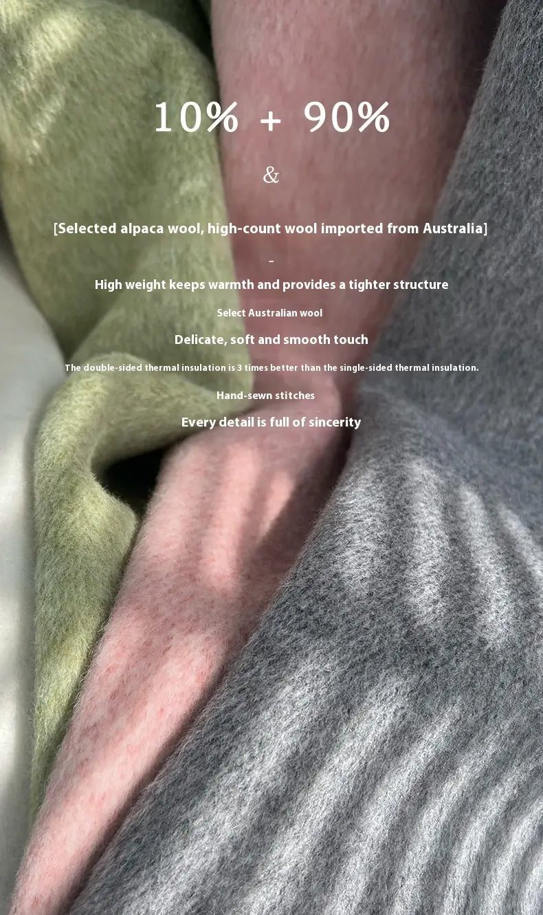 Thickened Alpaca Fleecefiber Coat