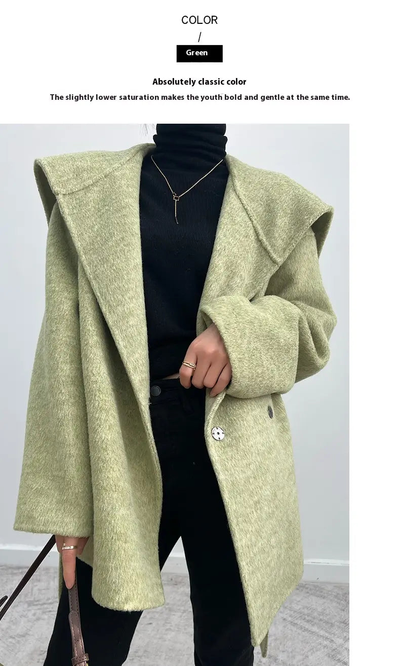 Thickened Alpaca Fleecefiber Coat