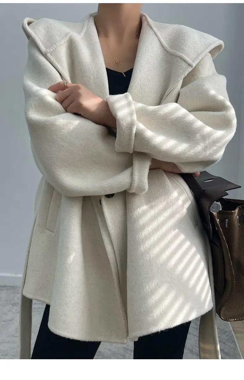 Thickened Alpaca Fleecefiber Coat