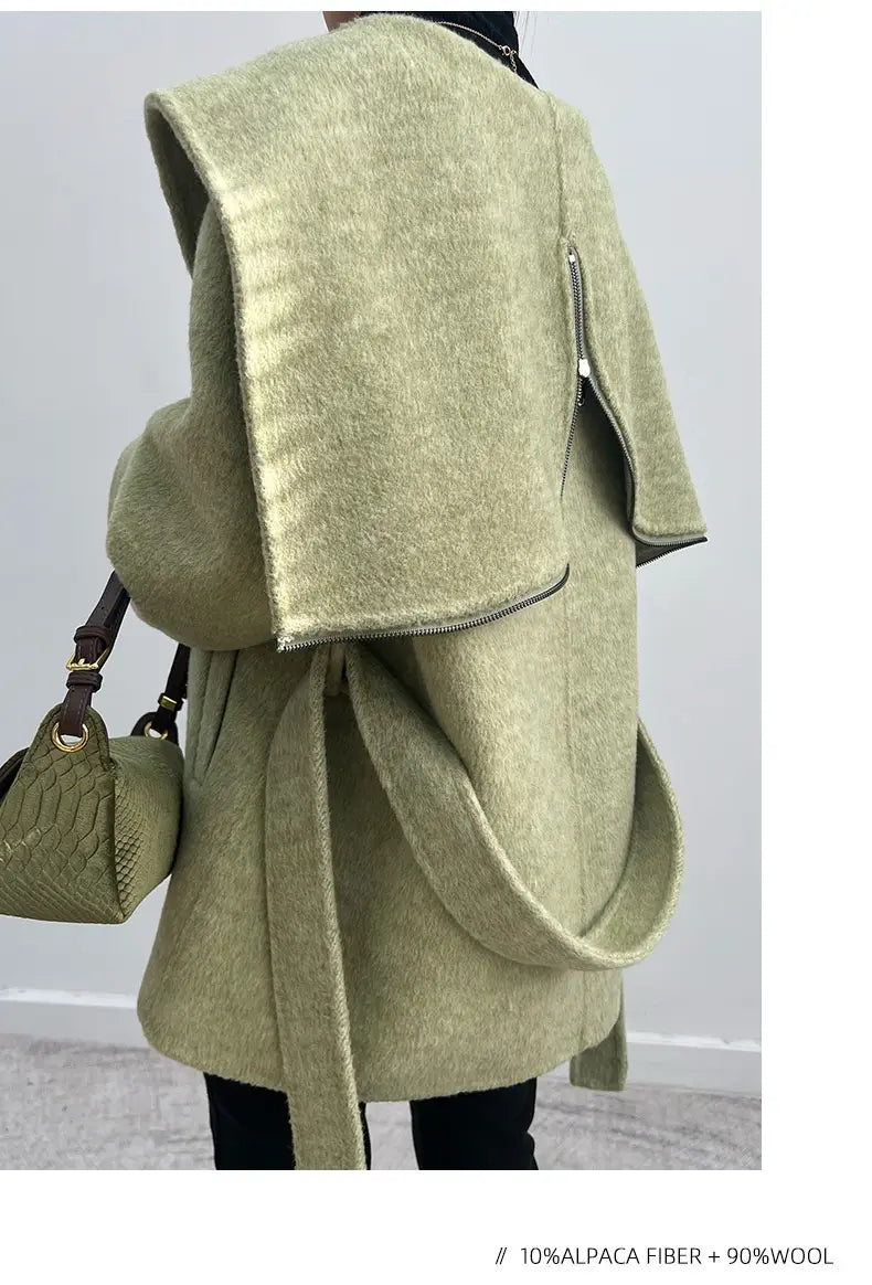 Thickened Alpaca Fleecefiber Coat