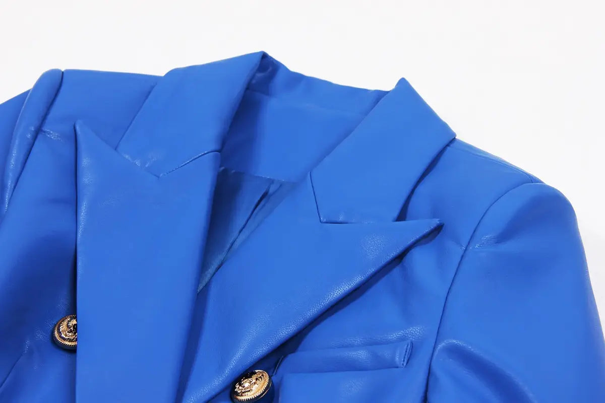 Women’s Leather Suit Jacket