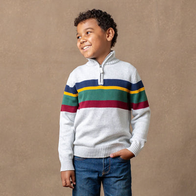 Organic Half Zip Sweater - Baby
